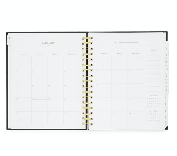 2022 SIGNATURE SPIRAL PLANNER - BLACK