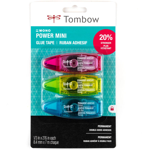 TOMBOW POWER MINI GLUE TAPES (3-Pack)