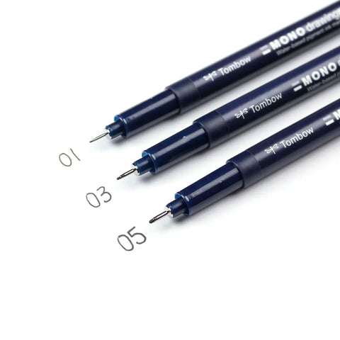 TOMBOW MONO DRAWING PENS (Set of 3)