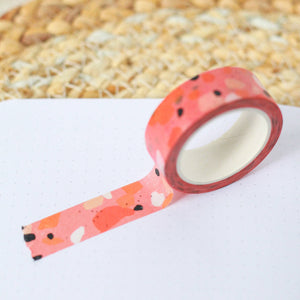 RED TERRAZZO WASHI TAPE