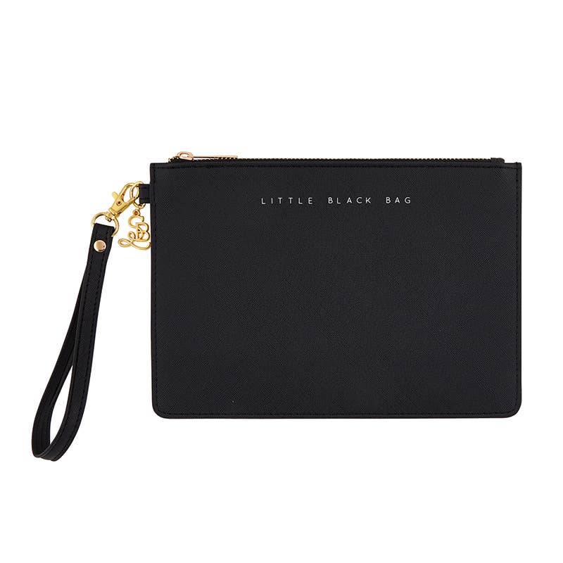 LITTLE BLACK BAG ZIPPER POUCH