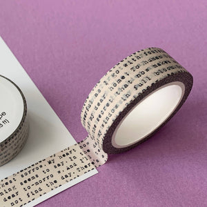 TYPEWRITER WASHI TAPE