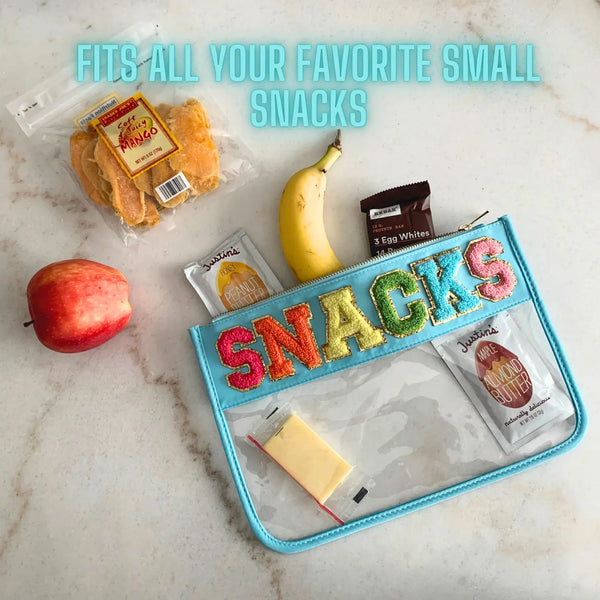 LARGE 'SNACKS' POUCH