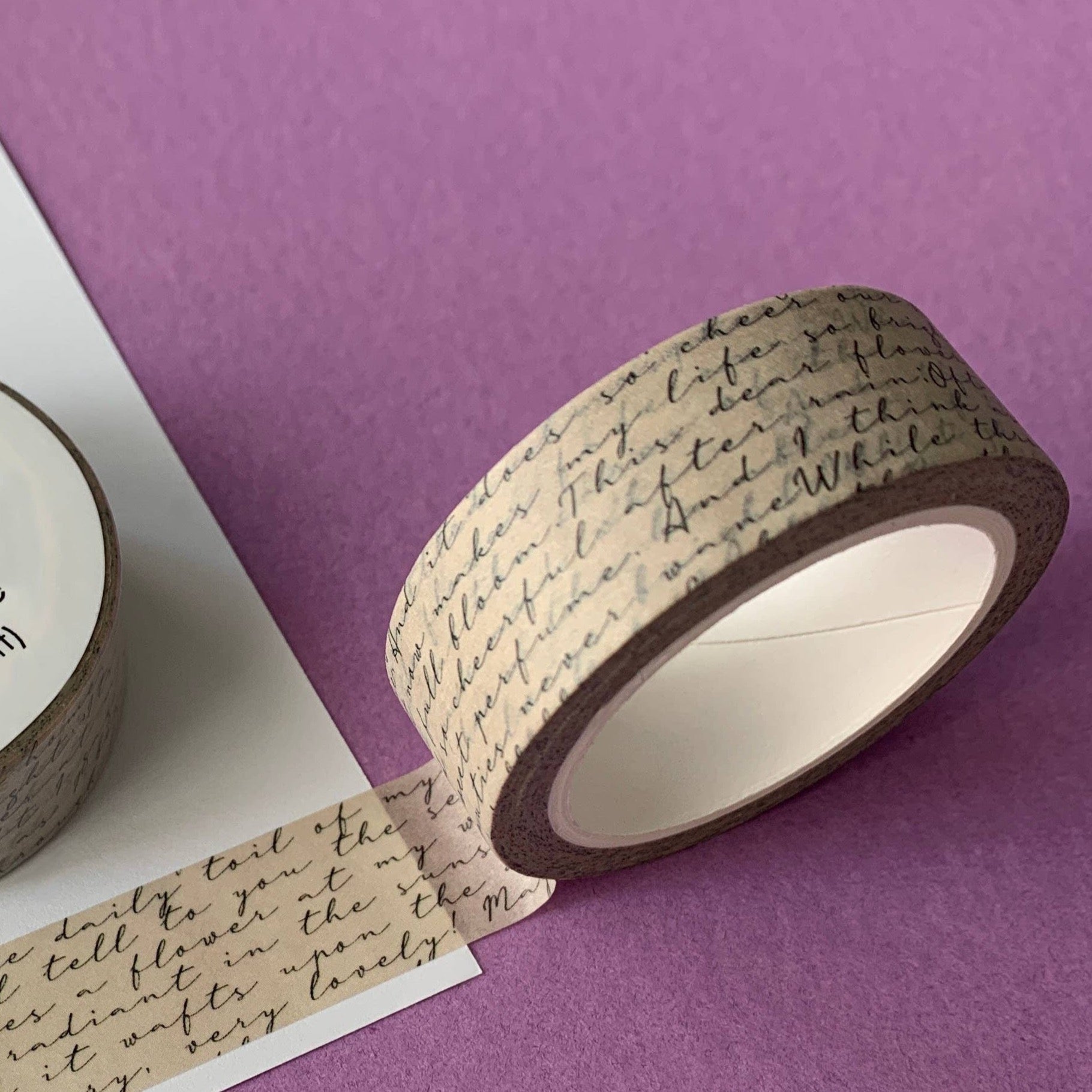 SCRIPT WASHI TAPE