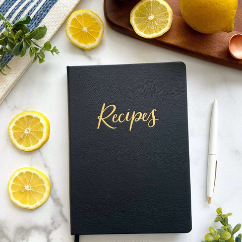 SIMPLY CHIC RECIPE BOOK - BLACK