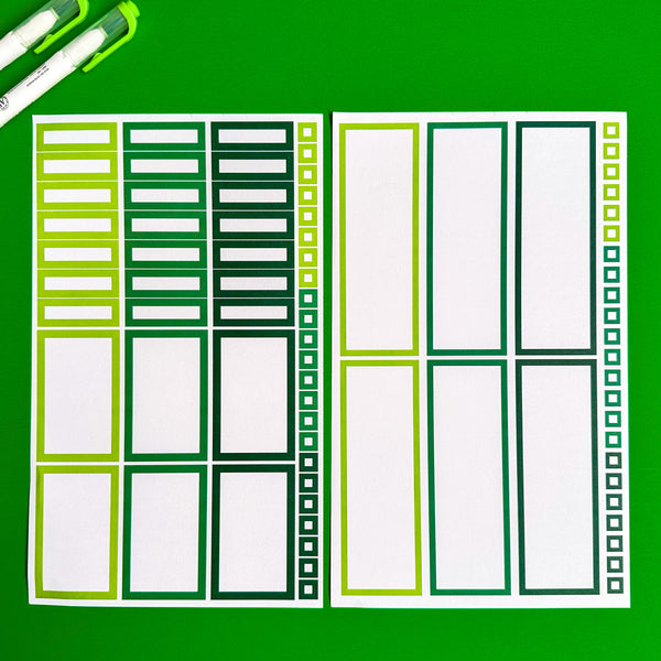 GREEN BLOOMS FUNCTIONALLY CHIC STICKER BOOK