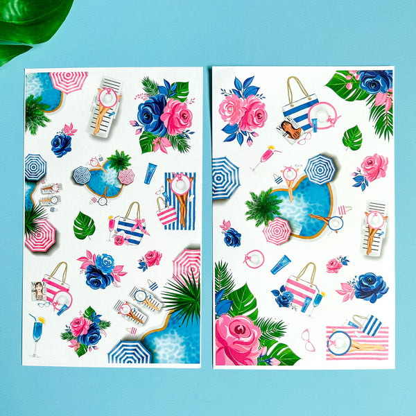 HELLO SUMMER STICKER BOOK