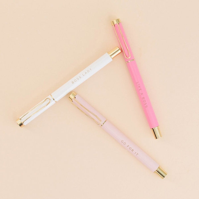 BOSS LADY - 3 PIECE PEN SET – Live Love Posh