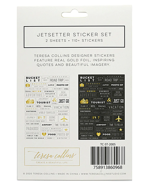 JETSETTER STICKER SET