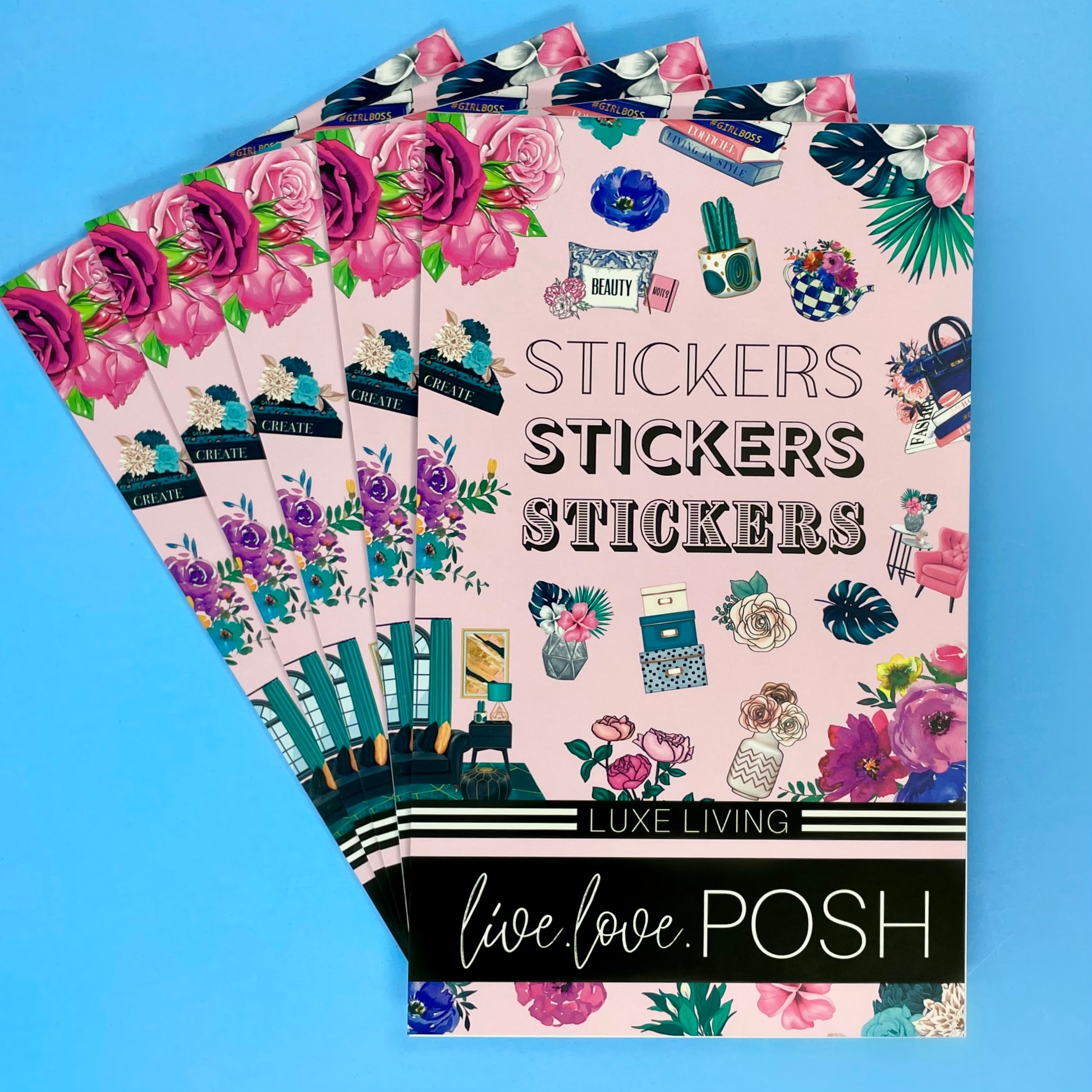 LUXE LIVING STICKER BOOK