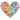 PRIDE RAINBOW FLORAL HEART VINYL STICKER (CLEAR)