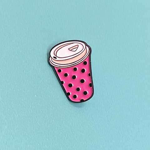 CAFFEINE ON-THE-GO PIN (Pink)