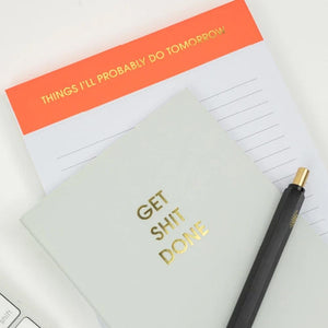 THINGS I'LL PROBABLY DO TOMORROW NOTEPAD