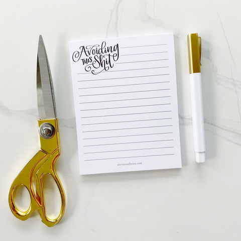 AVOIDING THIS SH*T NOTEPAD