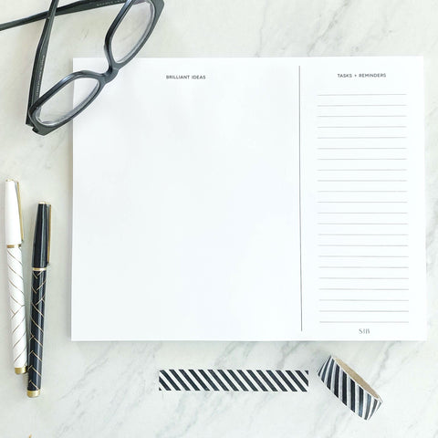BRILLIANT IDEAS & TASKS + REMINDERS NOTEPAD
