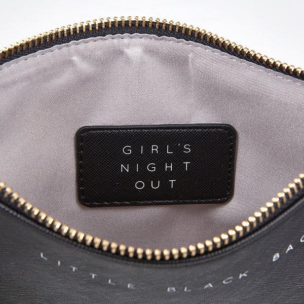 LITTLE BLACK BAG ZIPPER POUCH
