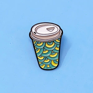 CAFFEINE ON-THE-GO PIN (Turquoise)