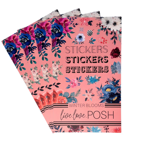 WINTER BLOOMS STICKER BOOK