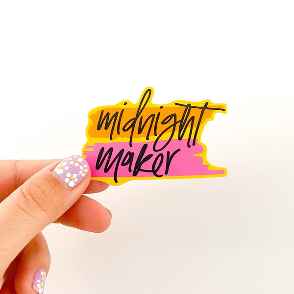 MIDNIGHT MAKER VINYL STICKER