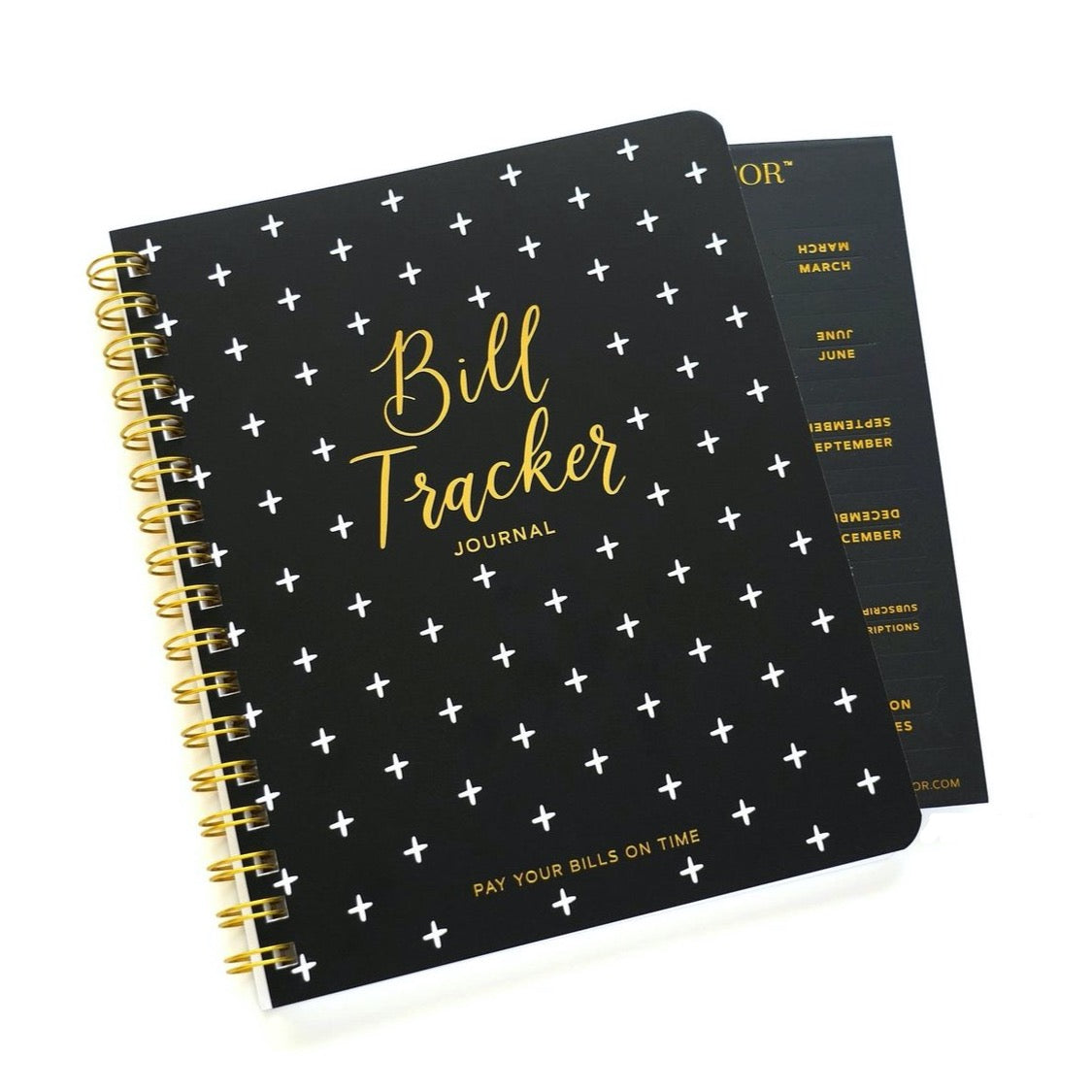 BILL TRACKER JOURNAL - BLACK