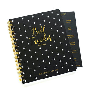 BILL TRACKER JOURNAL - BLACK