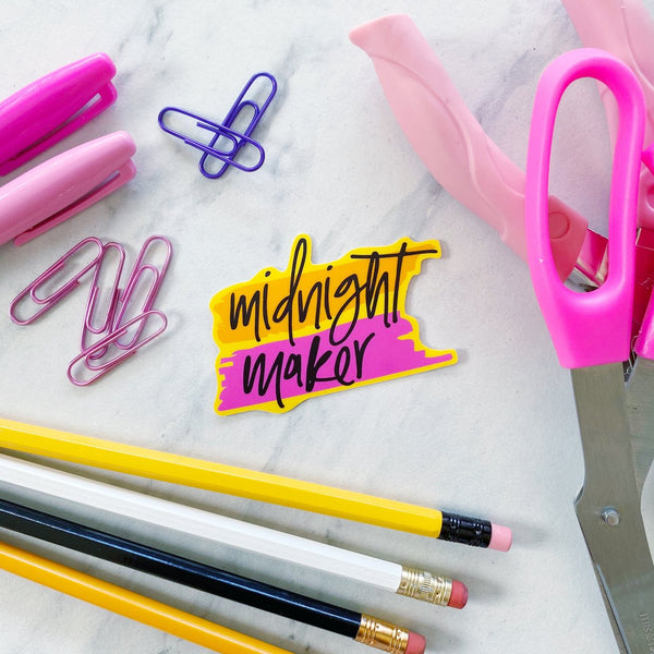 MIDNIGHT MAKER VINYL STICKER