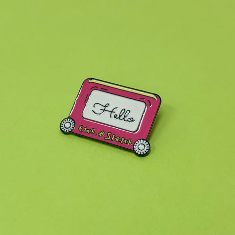 RETRO SKETCH PIN