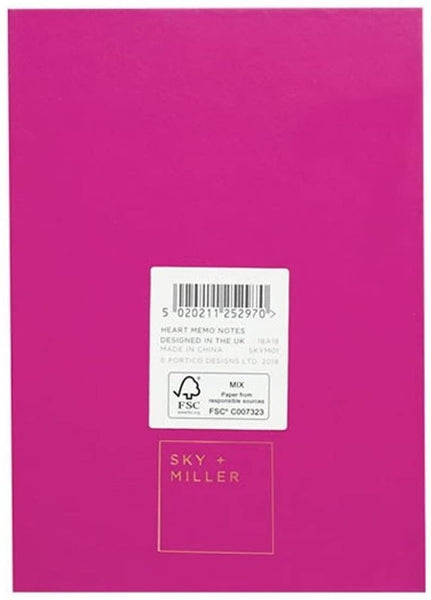 'HEART' LIST PAD SET - BY SKY + MILLER