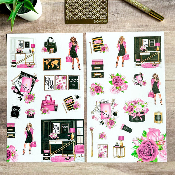 LUXE LIVING STICKER BOOK