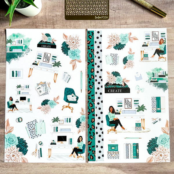 LUXE LIVING STICKER BOOK