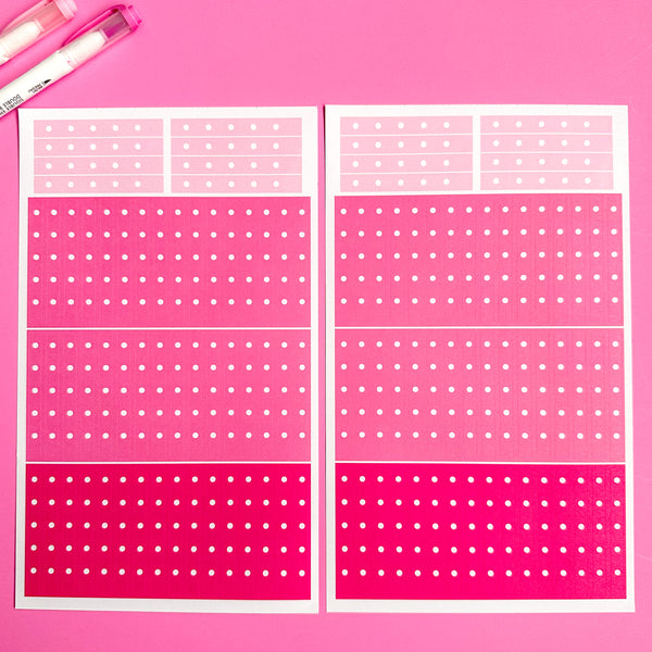PINK BLOOMS FUNCTIONALLY CHIC STICKER BOOK