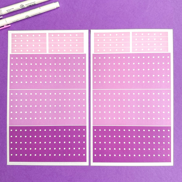 PURPLE BLOOMS FUNCTIONALLY CHIC STICKER BOOK