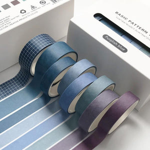WASHI TAPE SET - MIDNIGHT / PURPLISH BLUE