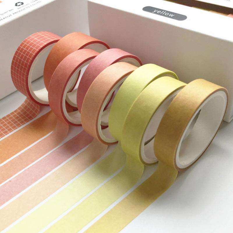 WASHI TAPE SET - YELLOW / ORANGE