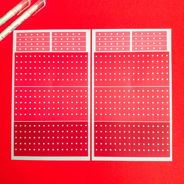 RED BLOOMS FUNCTIONALLY CHIC STICKER BOOK