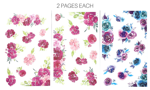 POSH BLOOMS & ICONS STICKER BOOK