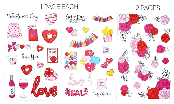 POSH BLOOMS & ICONS STICKER BOOK