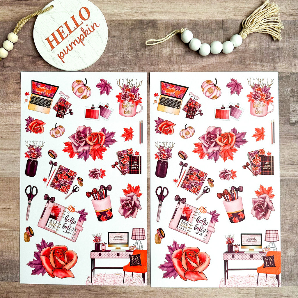 WHIMSICAL FALL STICKER BOOK – Live Love Posh