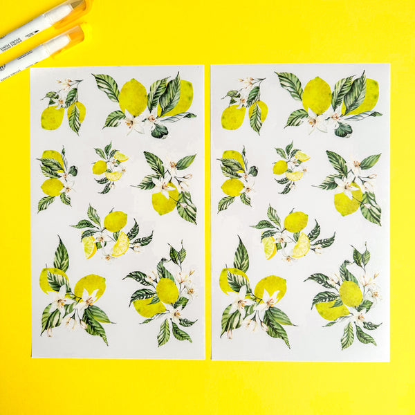 YELLOW BLOOMS FUNCTIONALLY CHIC STICKER BOOK