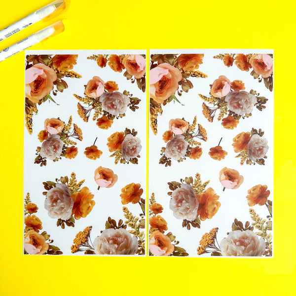 YELLOW BLOOMS FUNCTIONALLY CHIC STICKER BOOK